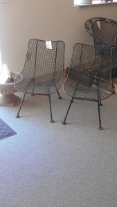 I think these chairs would look great inside in a living room or outside on a porch or deck!!!
