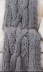 cable knit throw from Ethan Allen