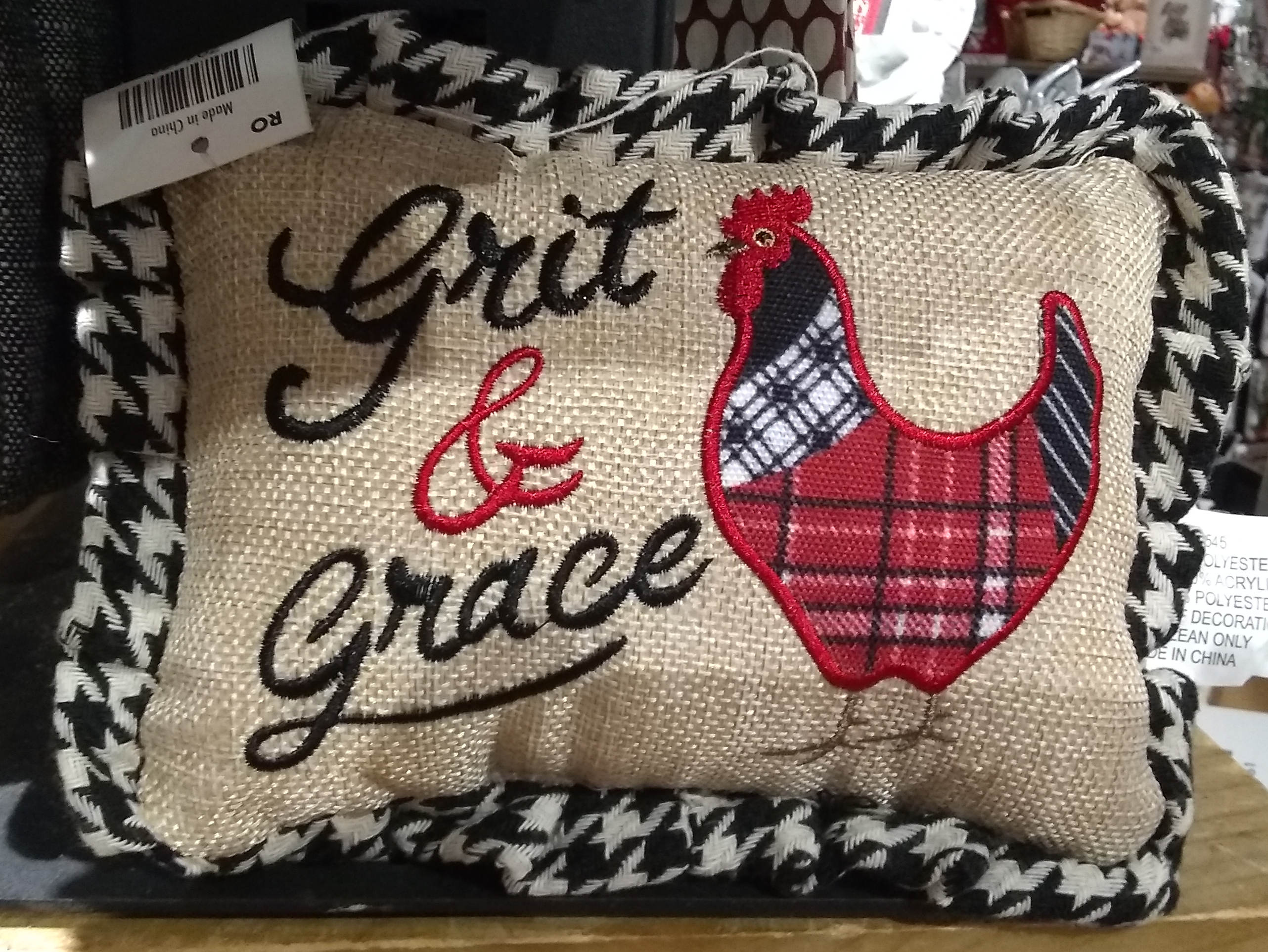 CB grit and grace pillow