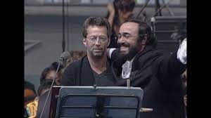 Clapton and Pavarotti