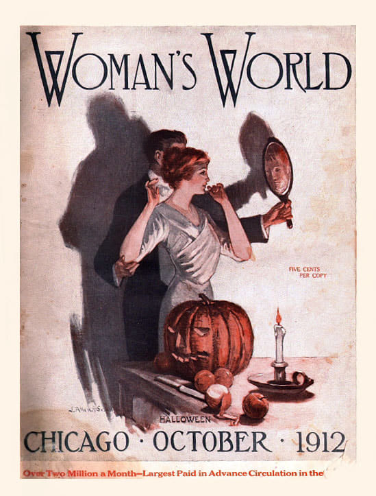Womans World 1912 pumpkin cover