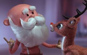 Rudolph and Santa
